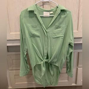 Anthropologie Tunic Blouse Small